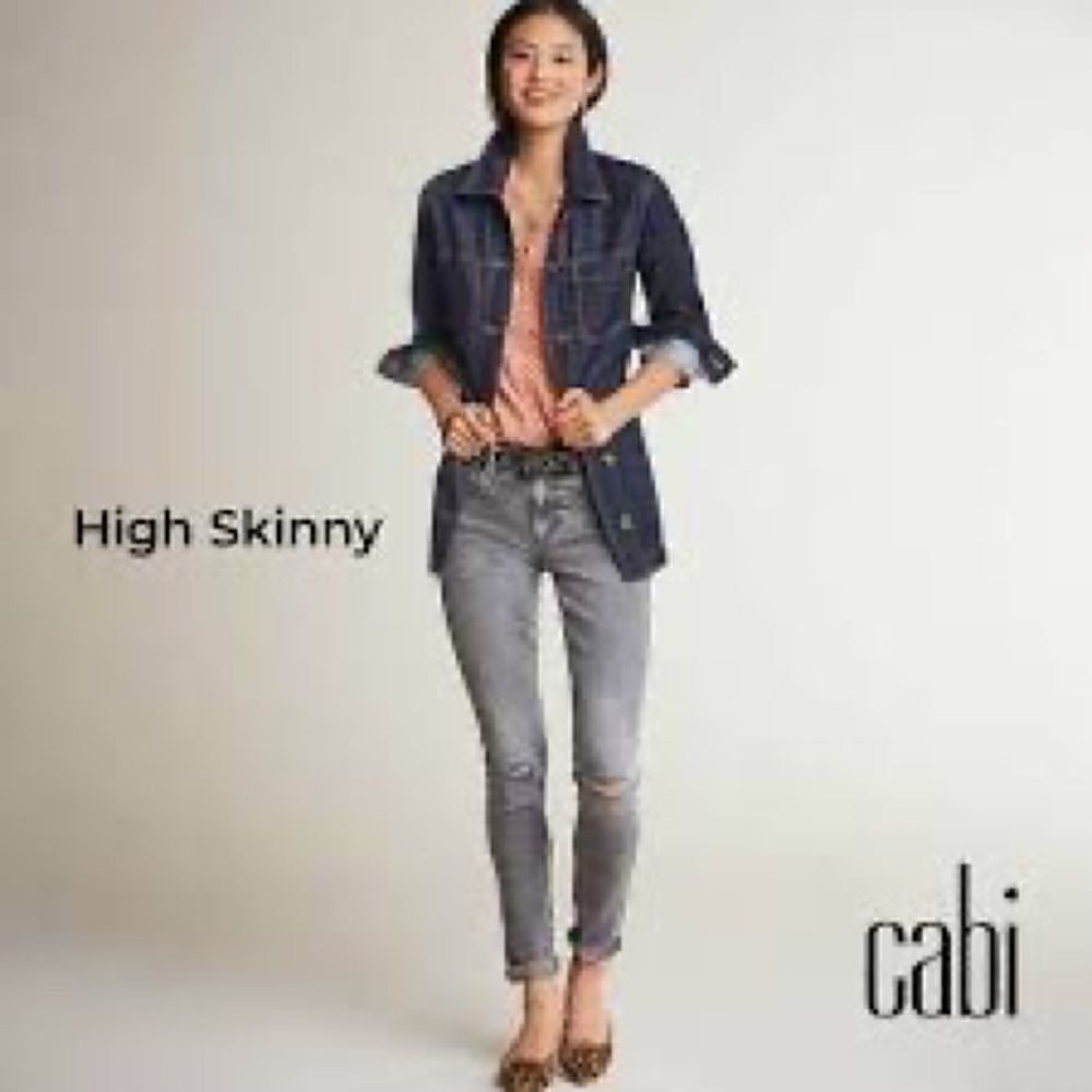 CAbi Jeans High Skinny 4 Gray